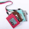 Student Neck Strap Mini Wallet ID Card Holder with Lanyard Badge Holder Bus Cards Cover Coin Purse
