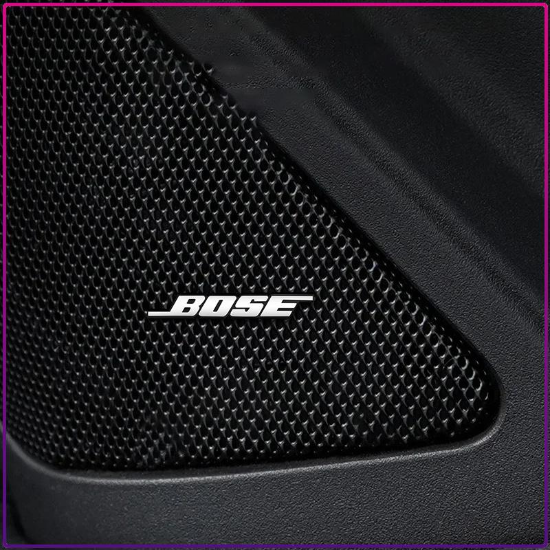 Auto Aluminium 3D Metall Pin BOSE Hi-Fi Lautsprecher Audio Stereo Beschriftung Dekorieren Aufkleber Abzeichen Emblem Abziehbilder Auto Styling
