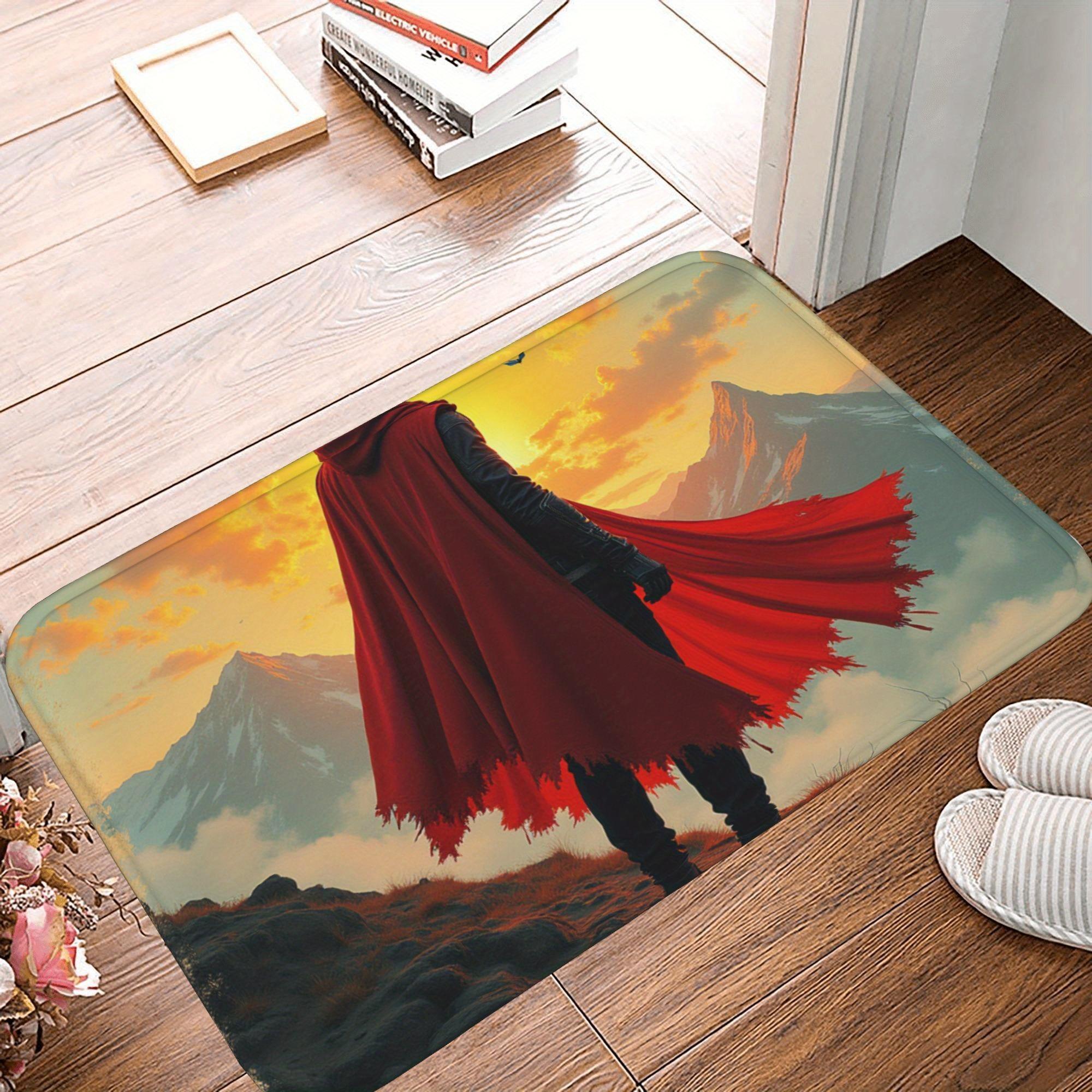 

1PC Watch the sunset Kitchen Rug Non-Slip Door Mats Pop design Bathroom Rug Bath Mat Carpet for Home Sink Laundry Decor 40cm x 60cm
