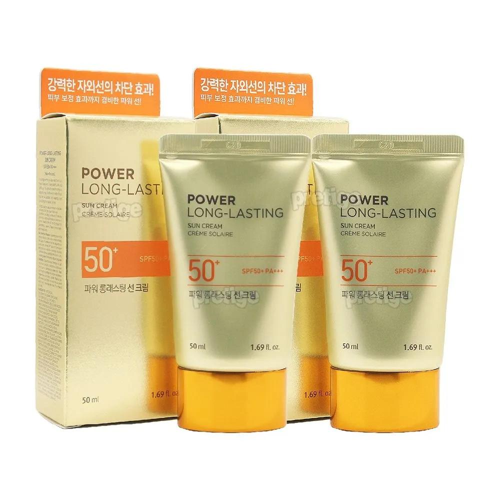 The Face Shop Power Long-Lasting Sun Cream 50ml x2
