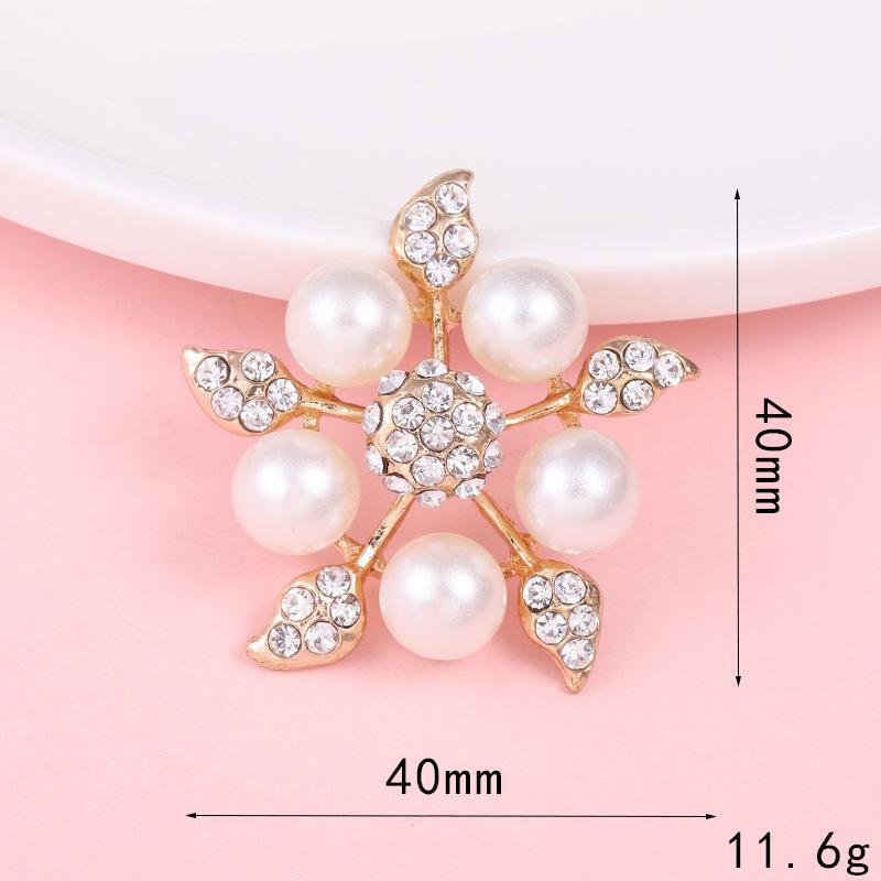 Creative Pearl Flower Diamond DIY Mobile Case Jewelry Accessories