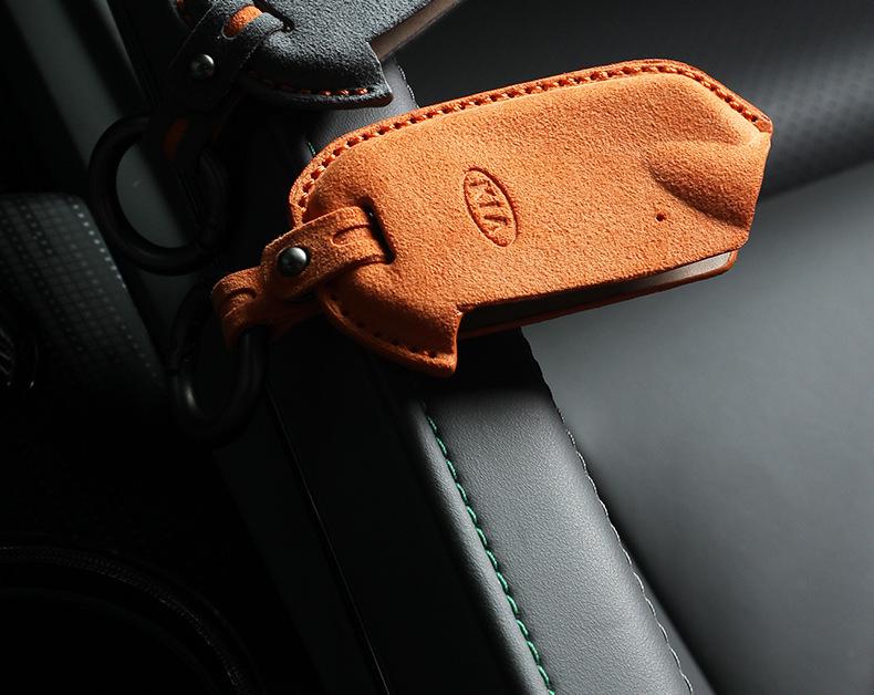 Kia K5/KX3/K2/K3 Alcantara Suede Key Case
