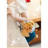 Bear Butter Denim Overalls Plush Backpack Cute Teddy Bear Going Out Shoulder Bag
