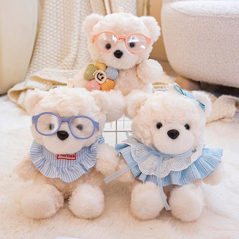 Cute Chestnut Bear Paw Treasure Cute Plush Toy Small Teddy Bear Doll Children Comfort Gift Table Companion Paw Treasure