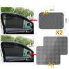 2PCS Summer Sunshade Sunscreen Sun Shade Sticker Mesh Film Windshield Net UV Protection