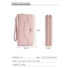 Women's Wallet Long Double Zipper Clutch Multi Function Mobile Phone Coin Purse Card Case Leather Clip High End Dinner Bag