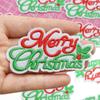 1pc Santa Claus For Clothing Bags Badge Sticker DIY Appliques Cartoon Christmas Emblem Embroidery Patches Iron On