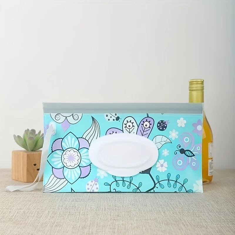 

1pc EVA Wipes Dispenser | Easy-to-Clean Portable Wipes Container for Daily Use, Travel-Friendly Wipes Storage Box, Mixed Color