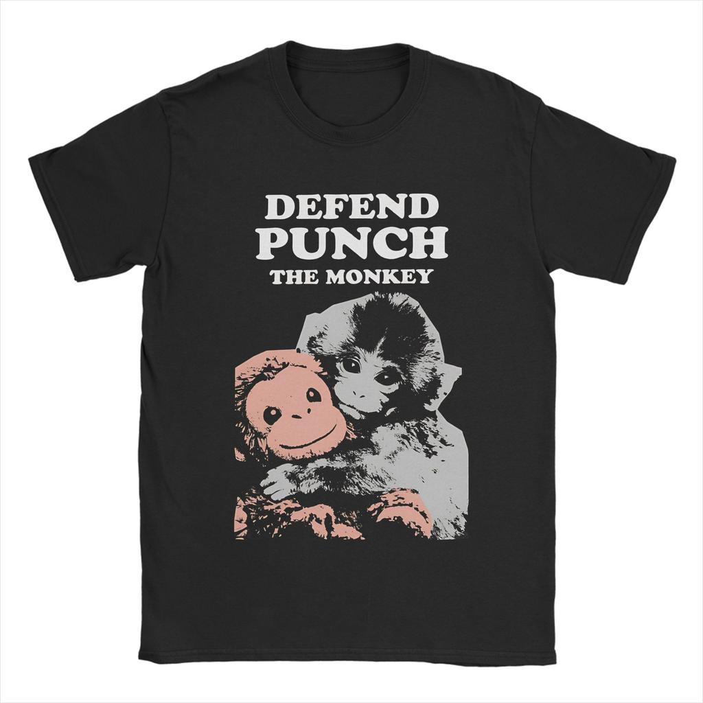 Oversized TShirt Summer Cute Punch Monkey Trending T Shirts 100 Cotton Tee Shirt for Couple Y2K Retro Short Sleeve Clothing