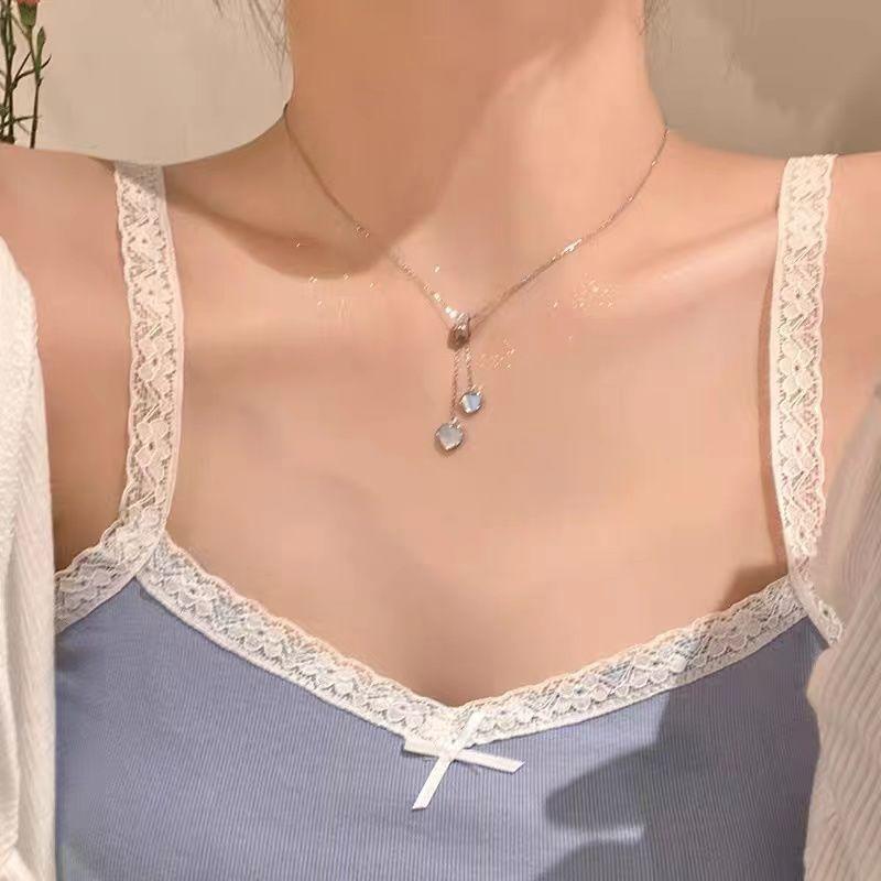 Shell Pendant, Love Necklace, Girl Summer Fringed Collarbone Chain, Light Luxury Niche Design Sense, Premium Accessories Neck Chain.