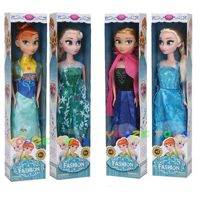 Anna And Elsa Princess Dolls Set 30cm Original Box Children's Toy Gift for Girls Christmas Figures Collection