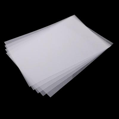 5 Piece Half Transparent Shrinkable Crafts Shrink Papers Film Sheet For DIY Keyring Pendants