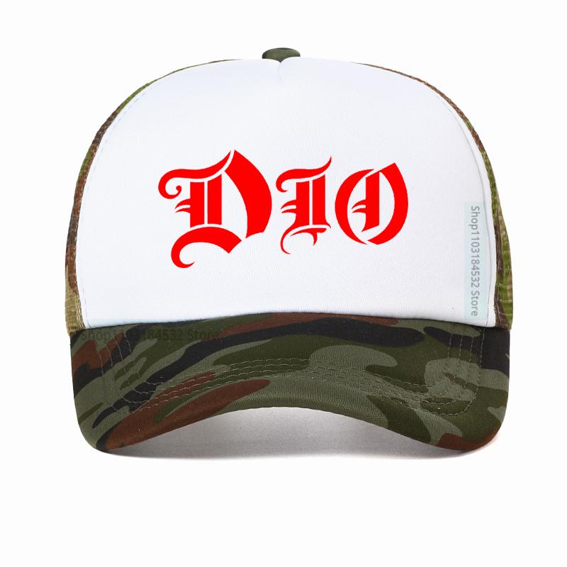 Dio Ronnie James Dio Heavy Metal Band Baseball Cap Men Essential Hipster Casual Summer Adjustable Mesh Breathable Hat