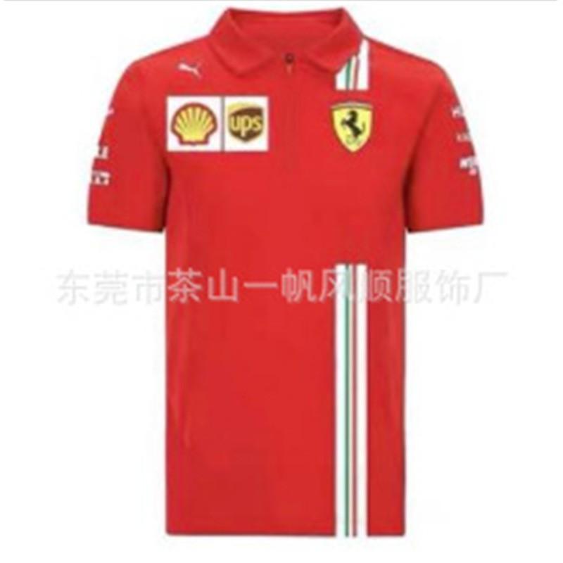 Unisex Off-Road Racing Polo Shirt Short Sleeve Collared T-Shirt Breathable Sporty Casual Fit