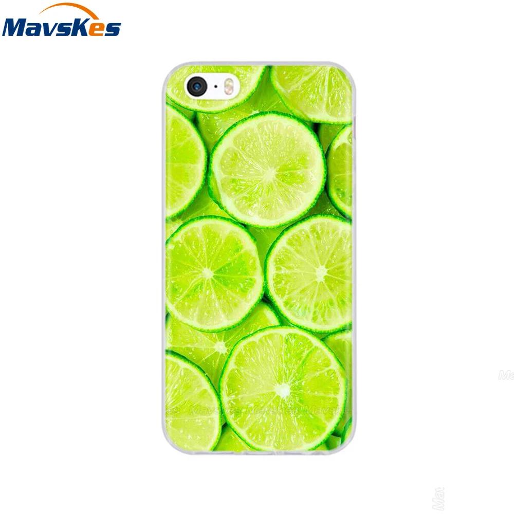 For iPhone 5s SE 5 Case Cover Silicone Soft TPU Cover Print Flower Cute Animal Phone Case For iPhone 6s 6 7 8 Fundas Clear Cases