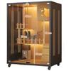 HANDUNYOU Luxury Wooden Cat Villa