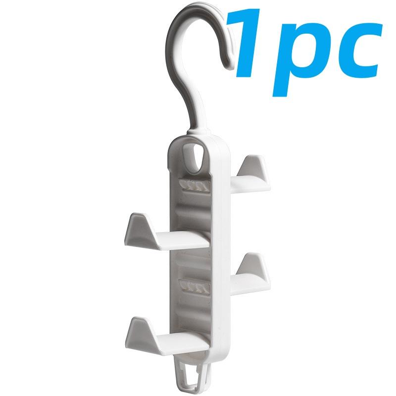 124 шт Многослойная вешалка для хранения крючков для сумок одежды шарфов шляп органайзер для гардероба вешалка для шкафа инструменты для экономии места дома 980₽