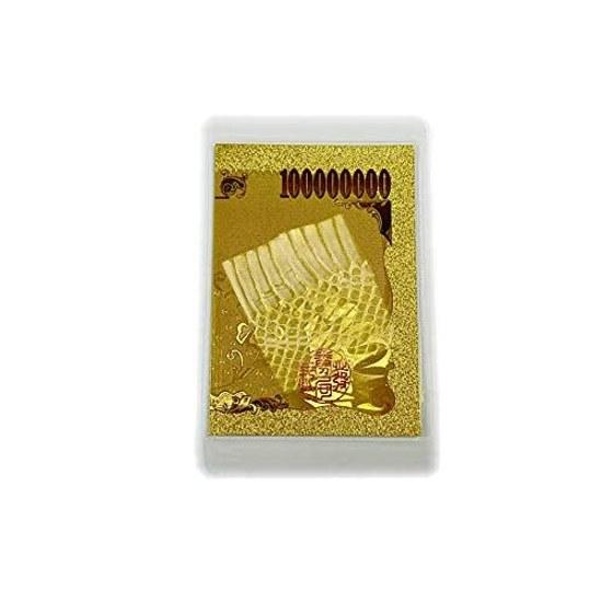 100 million yen D Gold White Snake 1 piece Prayer Wallet Laminated Feng Shui Amulet Wealth Improvement Good Luck Talisman Gift 24k Leaf Included Goods