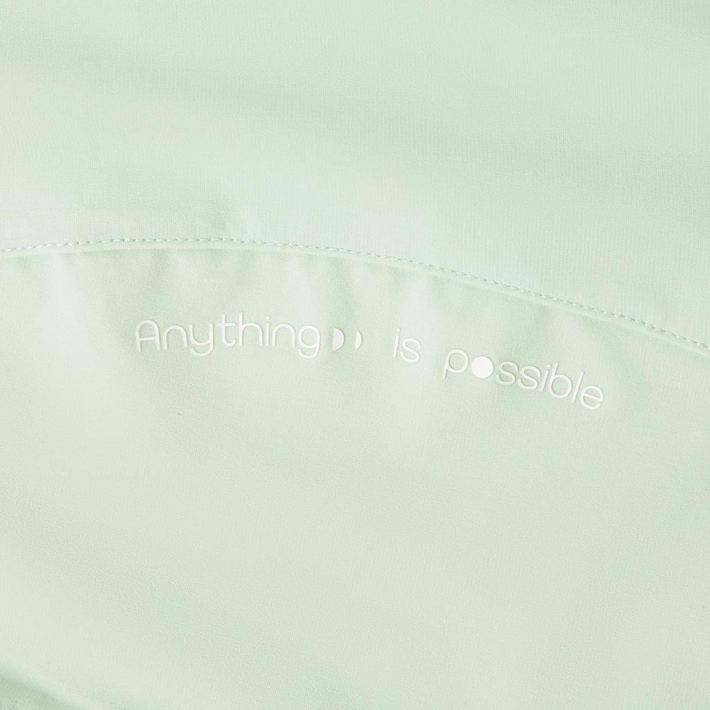 Li-Ning Fitness Series Solid Color Round Neck Comfortable Breathable Versatile Short Sleeve T-Shirt Women Tops Sheep-Fat-Green ATSV136-2