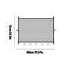Foldable Pet Gate No Drill Mesh Safety Barrier for Dogs Cats Indoor Fence Portable Pet Barrier for Doorways Hallways Stairs