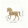 3D Printing Hollow Horse Figurine Suitable For Desktop Desk Office Horse Model Landscape Decor