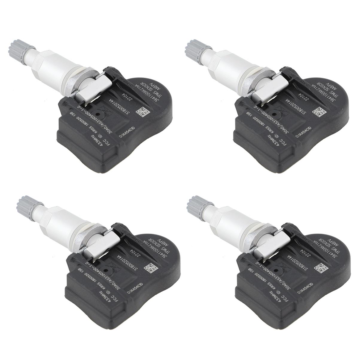 3641100AKZ16A For Greatwall Voleex 2011-2016 C50 Haval H6 2013- Tire Pressure Sensor 433MHz 3641100XKZ16A 4PCS