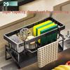 Multi-Function Kitchen Rack: Dish Drainer, Soap & Sponge Holder, Washbasin Storage