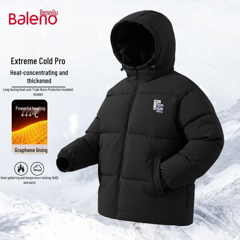 Baleno Men's Hooded Loose Padded Jacket