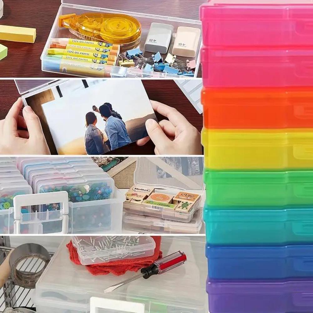 1 комплект коробка для хранения и организации фотографий многофункциональная коробка для классификации и организации коробка для хранения деталей и фурнитуры 8098₽
