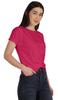 Inkmeso Summer Twist Front Knot Crop Top For Women With Short Sleeves Tee