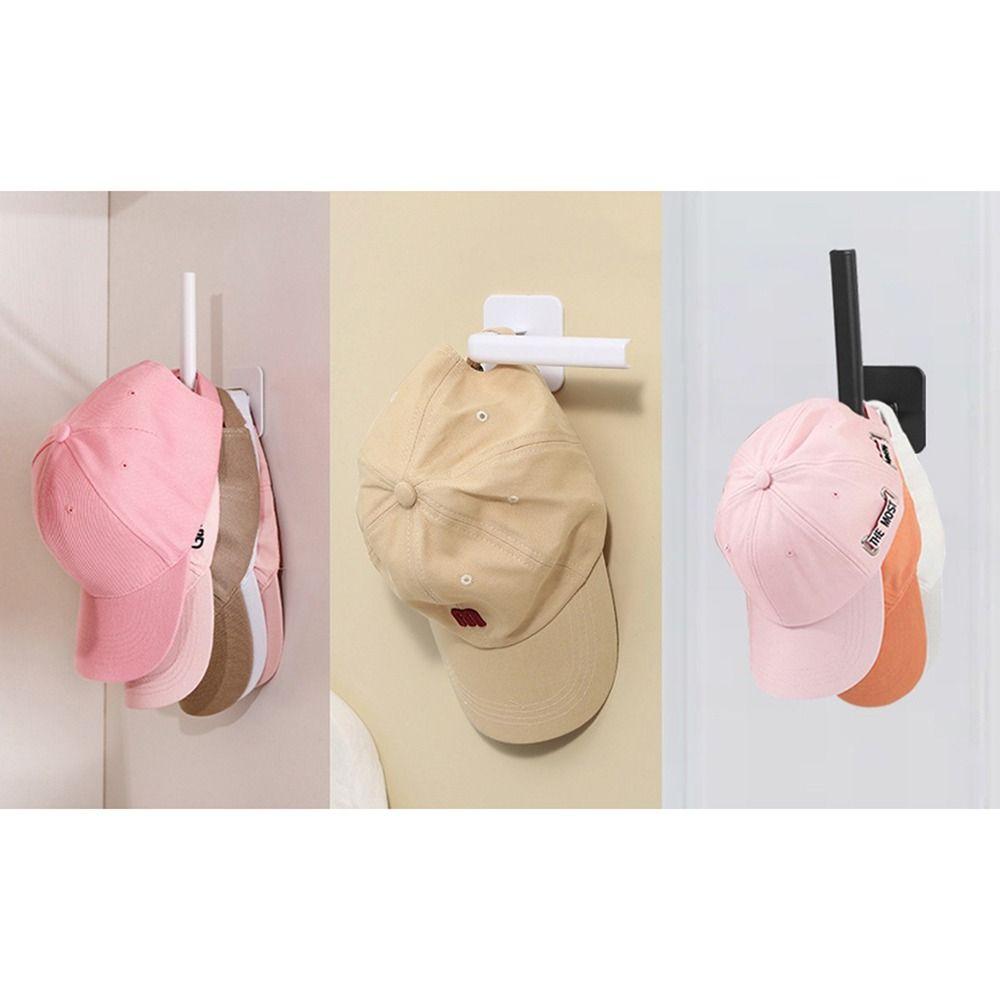 1Pcs Kitchen Wall Cap Hook Storage Organizer Baseball Cap Hanger Durable Hat Rack for Door Closet