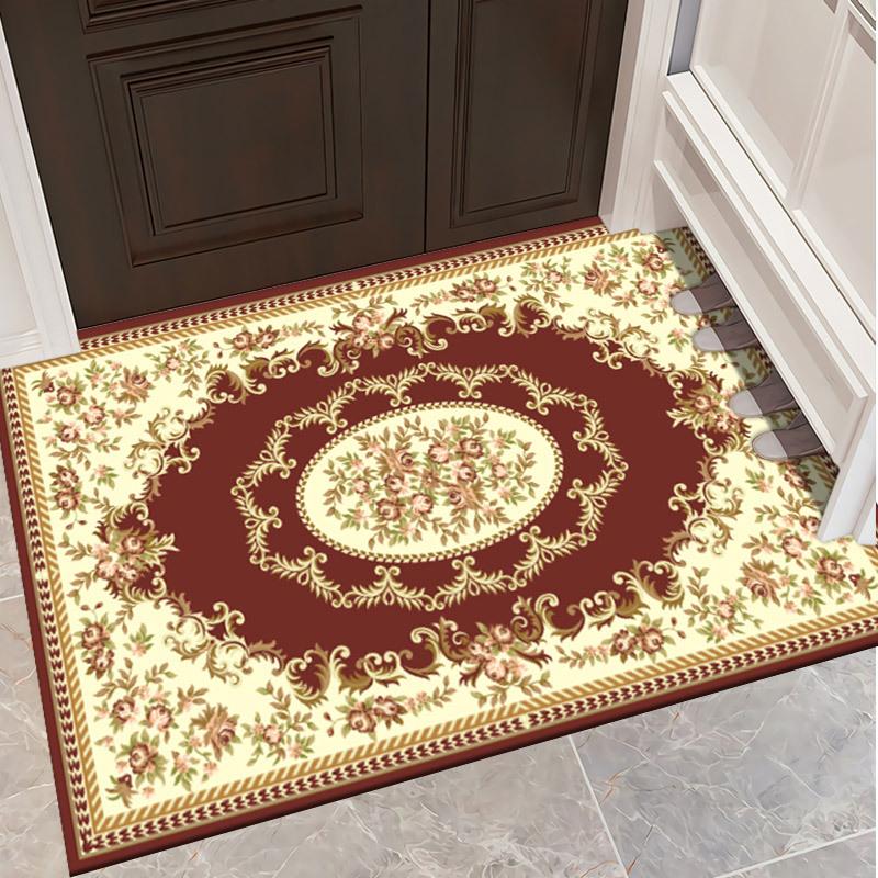 Entrance Door Mat Living Room Carpet Bedroom Bedside Carpet Retro Ethnic Style Hotel Homestay Carpet