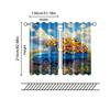 2 pcs, filtering curtains (excluding rods, non-movable, without batteries) A truckload of vegetables and fruits. for use in