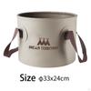 Collapsible Bucket Water Storage Washbasin Pail