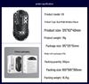 T-WOLF X8 Lightweight Bluetooth Gaming Mouse with Silent Click and Anti-Slip Stickers