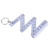 Mini Folding Ruler Keychain 50cm 10 Fold Plastic Ruler Keyring Hand  Travel Ruler Upgrades for Active  Measurements