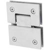 Strong Stainless Steel Glass Door Hinge for Shower Stall Heavy Duty Hardware Easy to Install Fits Glass Doors Secure Stable