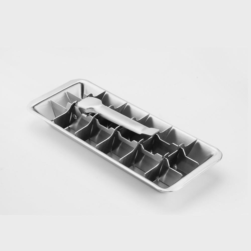 304 Stainless Steel Ice Cube Tray With Fast Freezing For Home Bar Use