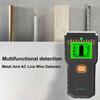 7-in-1 Electric Detector LCD Screen High Accuracy Sound Alarm Compact Design Portable Multi-Purpose Wire Stud Finder