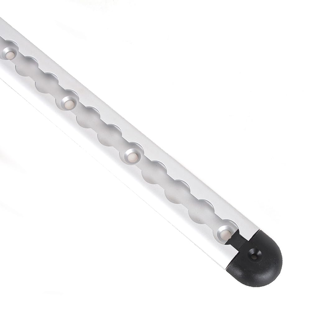 OldBones Motorcycle L-Track Angle End Caps for Airline Trucks Eliminate Sharp Edge of Angled L-Shelf Ends Round 4 Pack