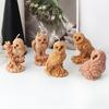 Home Decors Owl Candle Silicone Mould Sturdy Silicone Owl Shaped Candle Casting Mould for Professional and Beginners