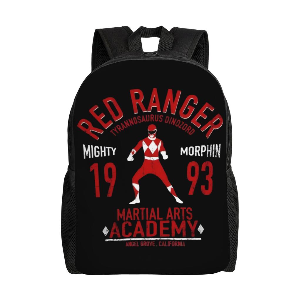 Poweres Anime Rangerses Backpack for Women Men Waterproof School College Superhero Bag Printing Bookbags