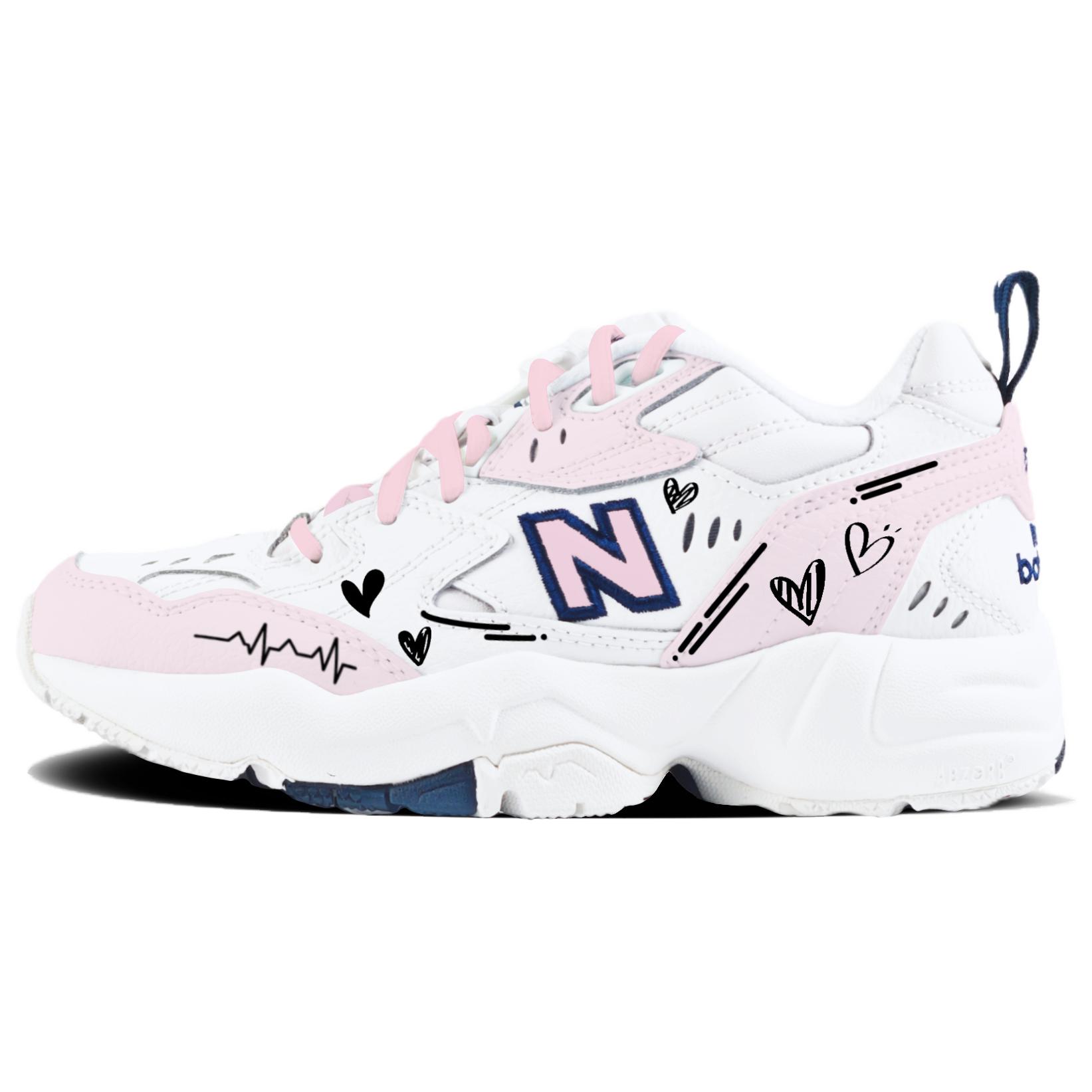 

New Balance NB 608 V1 Heartfelt Connection, Graffiti Abrasion Resistant, Breathable, Slip Resistant Training Shoes WX608WT(Team352- ) 35