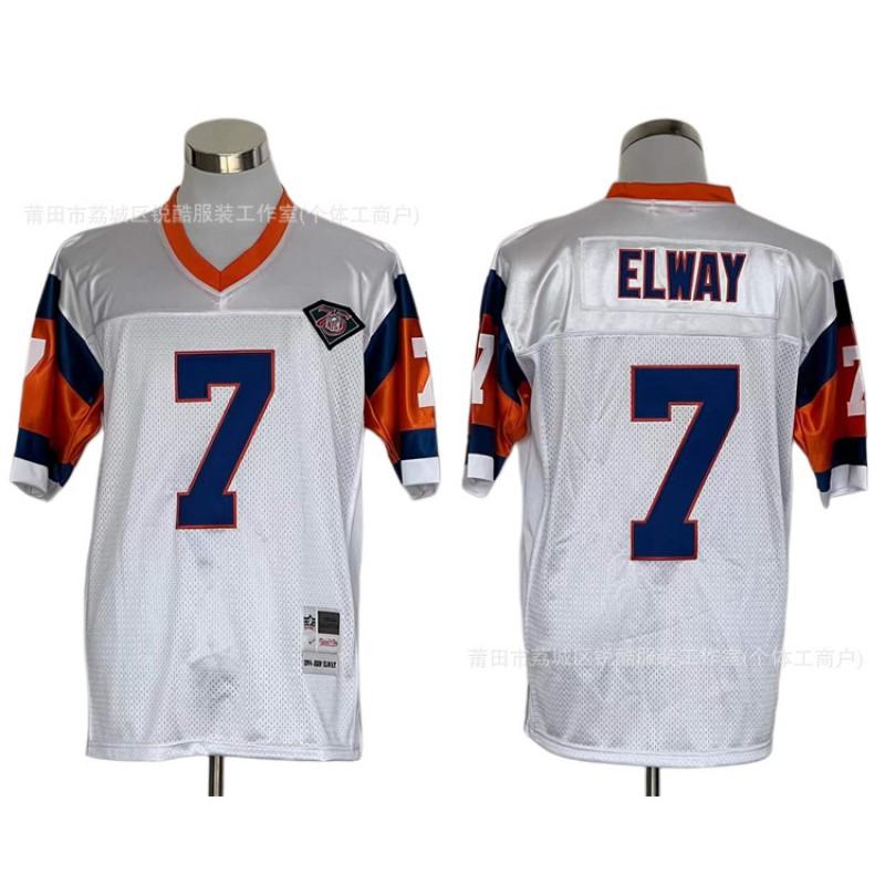 Camiseta de Fútbol Retro Denver Broncos 84 Salón de la Fama Bordada Ropa para Aficionados Deportivos Hombres Mujeres