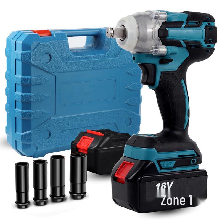 Brushless Electric Impact Wrench with Lithium Battery for Car Repair & Carpentry