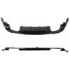 Gloss Black for 7.5R Factory Quad Exhaust Rear Diffuser Valance Fit for MK7.5 R GTD 2017 2020