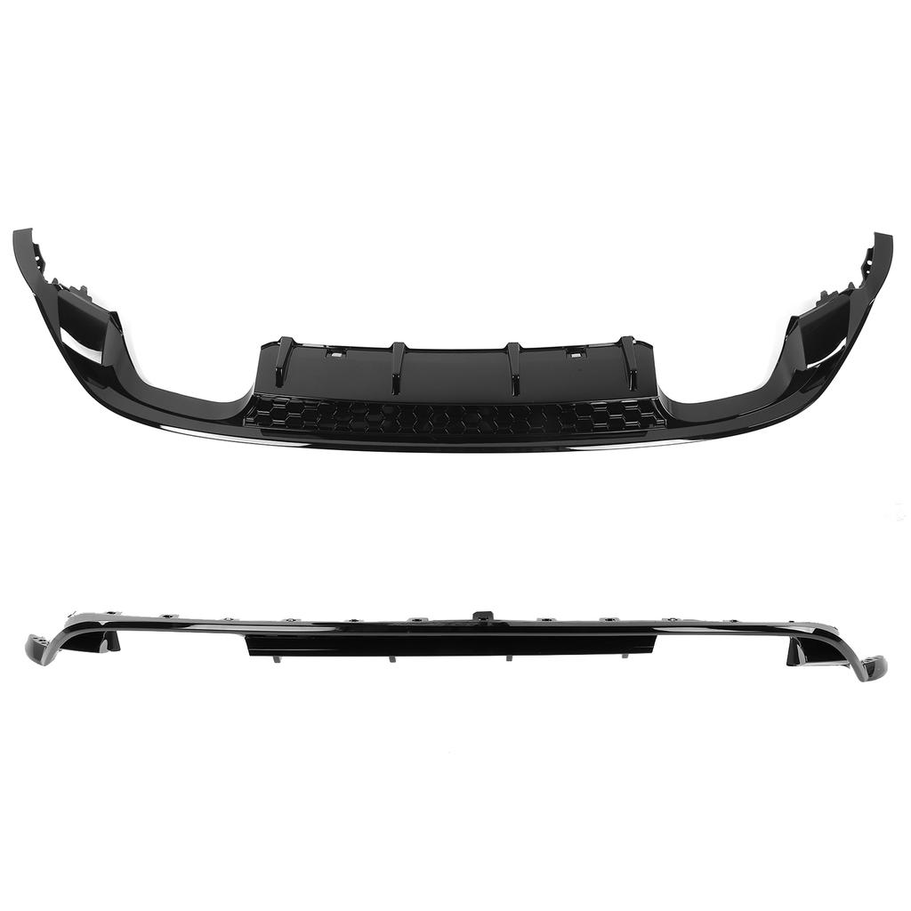 Gloss Black for 7.5R Factory Quad Exhaust Rear Diffuser Valance Fit for MK7.5 R GTD 2017 2020