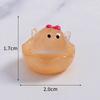 Mikrolandskap Søt Selvlysende Eggeskall Kylling Søt Kylling DIY Smykker Blindpose Tilbehør Skrivebord Bil Dekor
