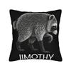 Decorative Pillow Cover Jimothy Raccoon Stuff Bedroom  Pillow Case Cover Drop Shipping Multi Size