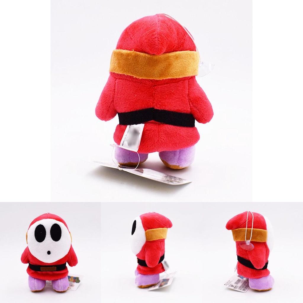 Super Soft Shy Guy Plush Doll Figure From Super Mario Bros 15cm